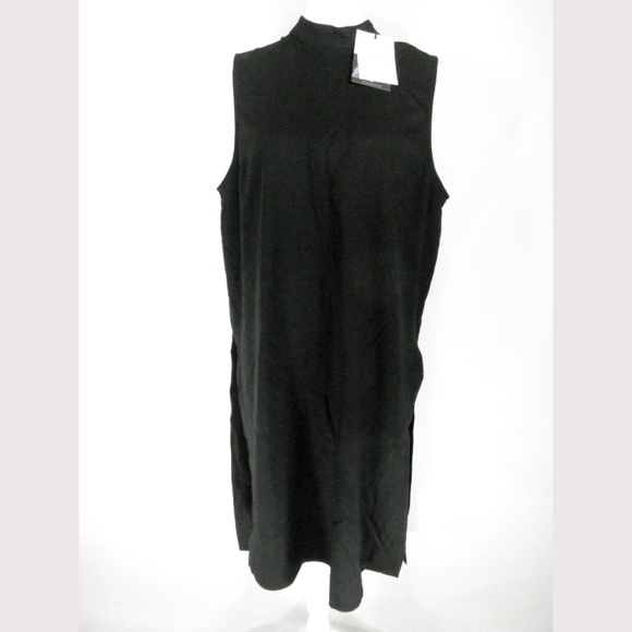 WhoWhatWear Dress Size XXL Black Slit Sides - Picture 1 of 7